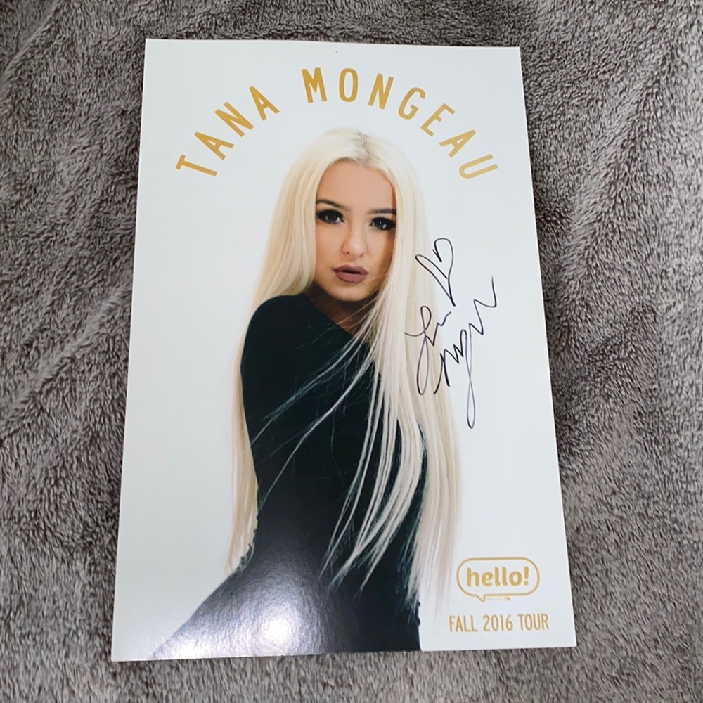 Signed Tana Mongeau Poster